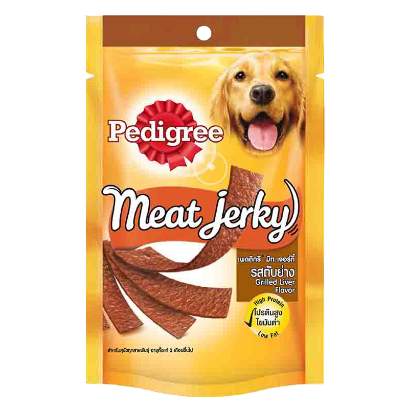 Pedigree Meat Jerky Adult Dog Treat Grilled Liver 80g