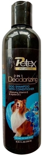 Petex 2 in 1 Deodorizing Shampoo 250ml