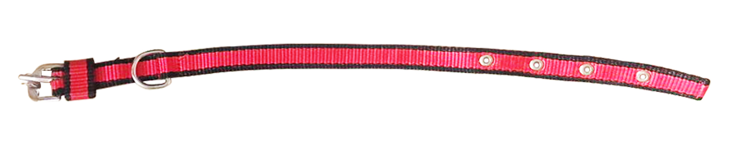 Collar 3/4’PP Red and Black (Pack of 2)