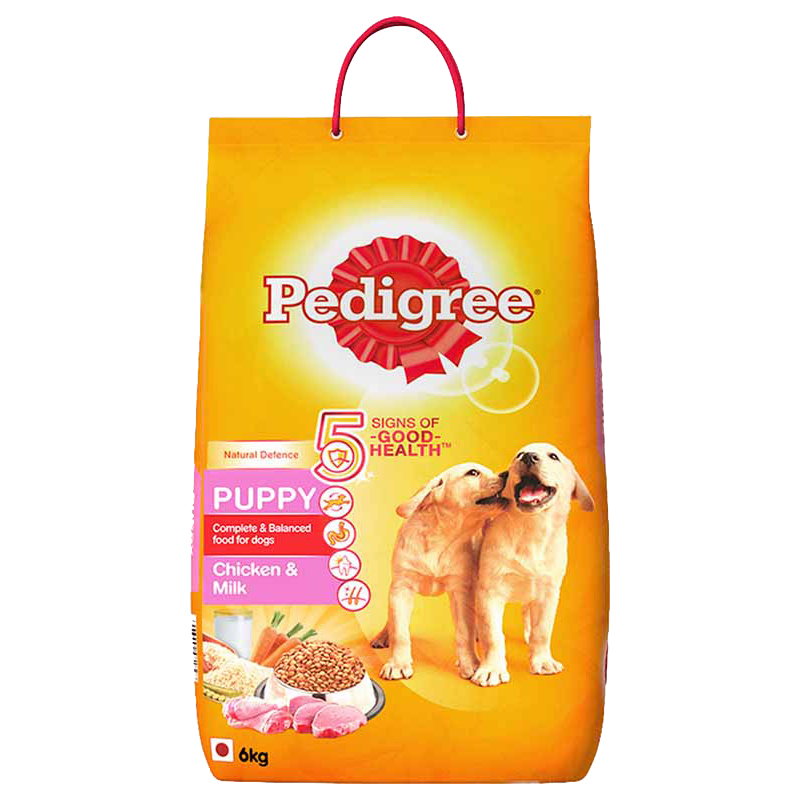 Pedigree Puppy Dry Dog Food Chicken & Milk 6kg
