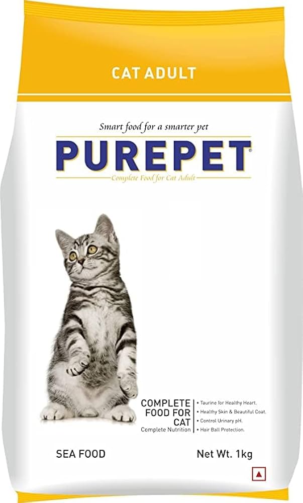 Purepet Adult Dry Cat Food Seafood 1kg