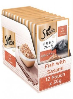 Sheba Fish with Sasami 35gm (pack of 12)