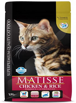Matisse Chicken & Rice Cat Food Adult  1.5kg