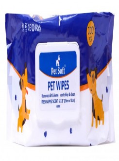 Pet Soft Wet Wipes (Pack of 100)