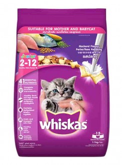 Whiskas Junior Mackerel Flavour 1.1kg