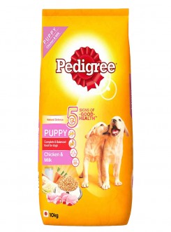 Pedigree Puppy Dry Dog Food Chicken & Milk 10kg