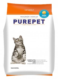 Purepet Mackerel Cat Adult 1kg